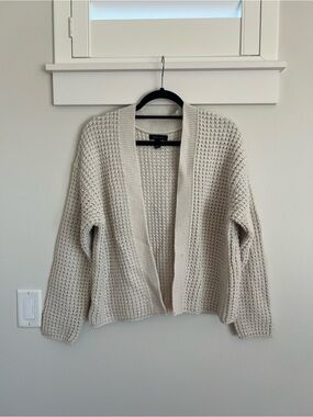 New Look Beige Knit Cardigan NWOT SZ M